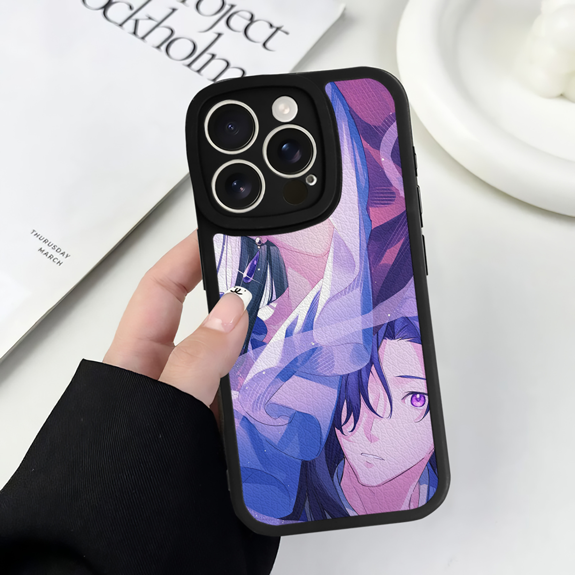 薬屋のひとりごと The Apothecary Diaries 【iPhone 16シリーズ対応】シリコンスマホケース（レザー調） 材質：シリコン